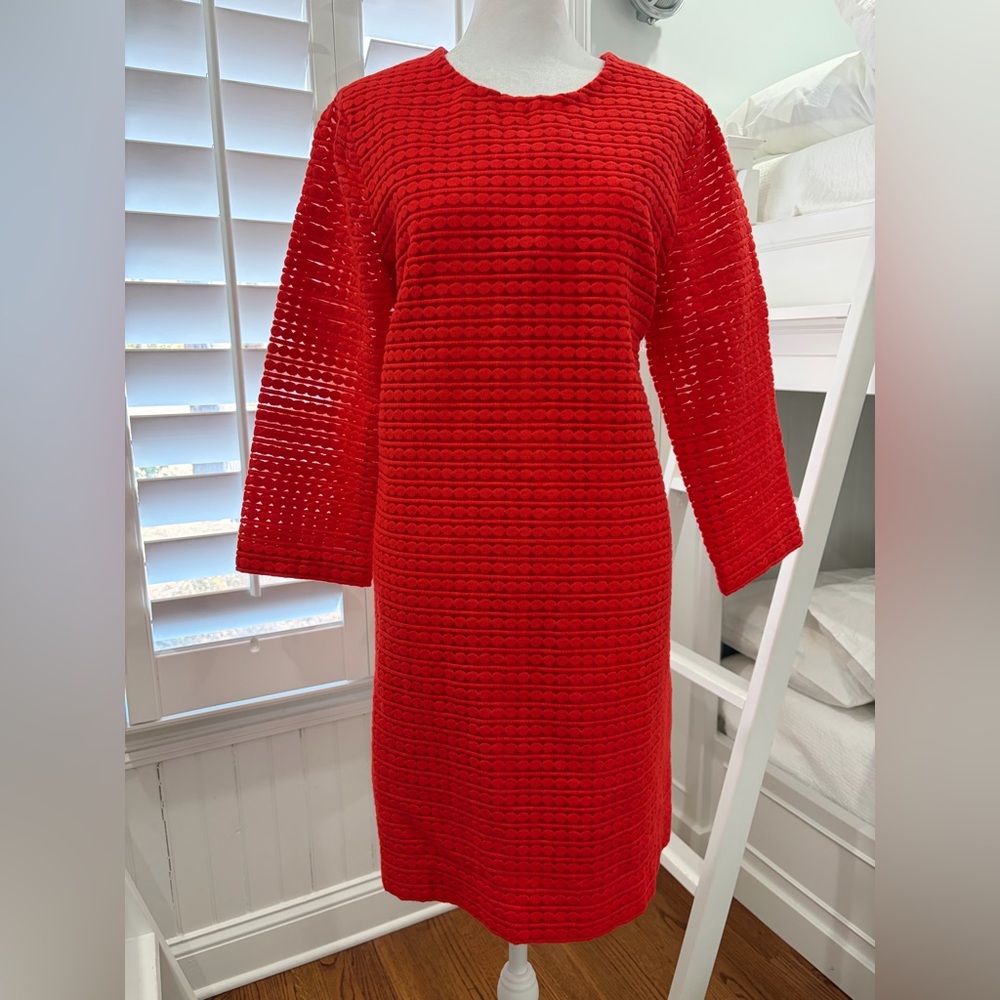 Kate Spade Vibrant Blood Orange Dress - Picture 3 of 8